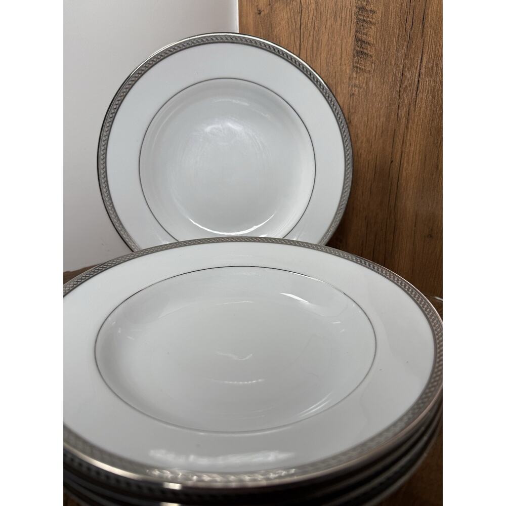 Set 5 Gorham Warwick Platinum 9 3/8” Pasta/ Salad Bowls